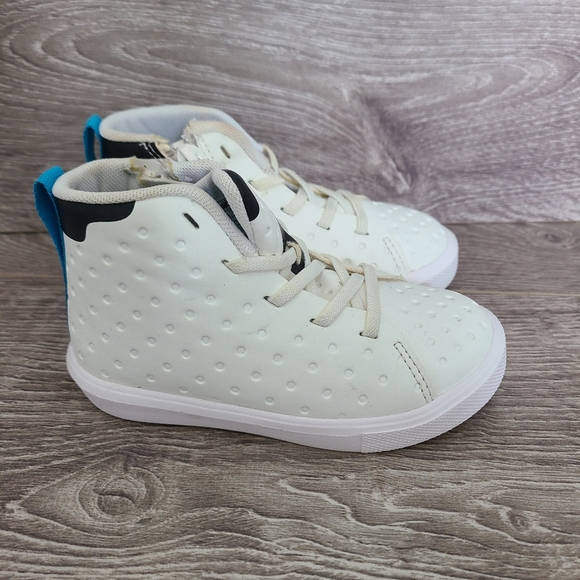 Native high top shoes sneakers toddler c8 - Picture 3 of 4